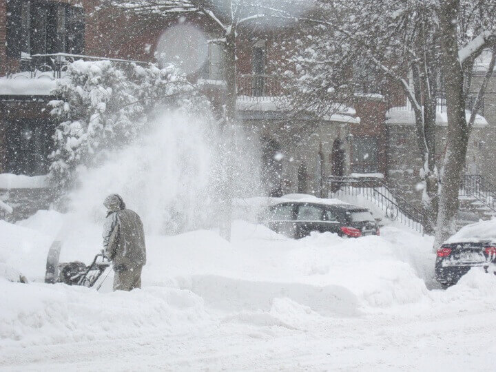 Cleaning Service During Snow