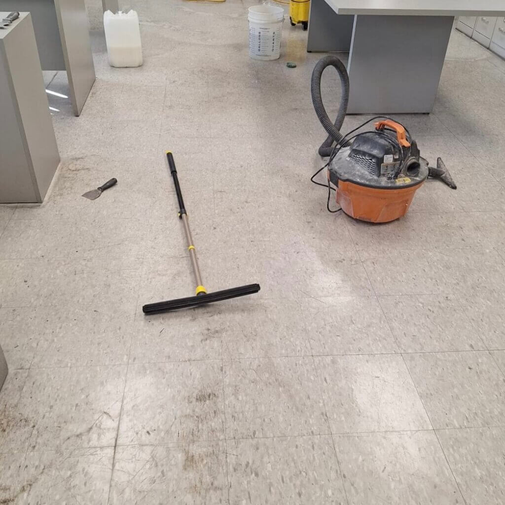 Before – Floor Prep